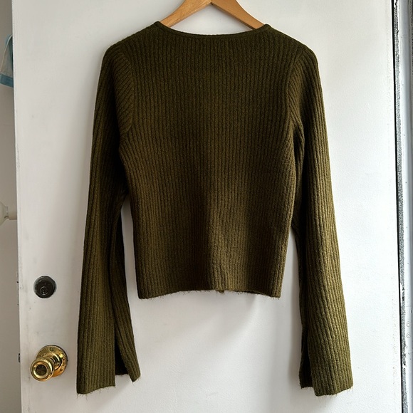 Oak + Fort Olive Cardigan - Picture 3 of 3